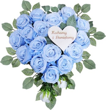 Сердце из РОЗ/ПАСТЕЛЬ 50 х 50 на подставке.