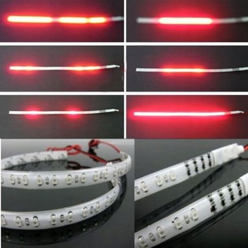 2x samochód czerwony 30cm 11 cal LED Knight Rider