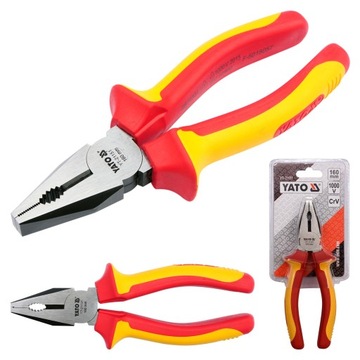 Szczypce uniwersalne izolowane 160 mm VDE YATO YT-21151