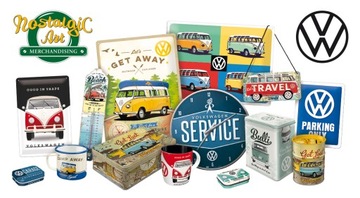 Плакат 40х60см VW Bulli Let Get Lost Camper Van