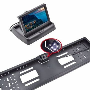 KAMERA COFANIA W RAMCE LED MONITOR 4,3'' SKŁADANY