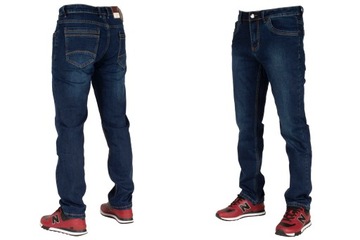 Spodnie męskie jeans W:32 86CM L:30 granatowe