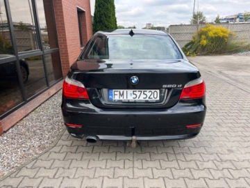 BMW Seria 5 E60 Sedan 2.0 520d 177KM 2008 BMW Seria 5 2.0 diesel 177 KM automat zarejestrowany w PL mozliwa zami, zdjęcie 5