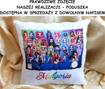 Комплект Подушка+Кружка+имя RAINBOW HIGH