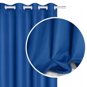 ZASŁONY 140x180 CLASSIC BLUE VIVA PRZELOTKI
