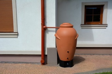 Труба для сбора и сбора дождевой воды 110 мм КИРПИЧ