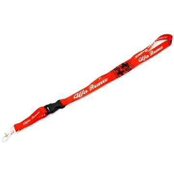 Smycz smycze do kluczy ALFA ROMEO czerwona