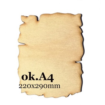 MDK Deseczka postrzępiona 220x290mm -ok.A4 (0462)