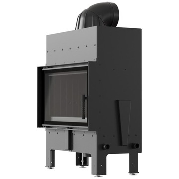 Каминная топка FLOKI M BLACK 10кВт СТРОИТЕЛЬНЫЙ КОМПЛЕКТ СКАМОЛ ГРАТКИ