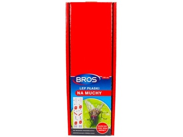 3X LEP NA MUCHY PRZECIWKO OWADOM LATAJĄCYM PŁASKI MOCNY KLEJ BROS