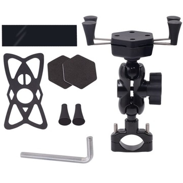 MOTOCYKLOWY UCHWYT X NA TELEFON SKUTER MOTOR