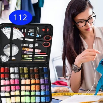 НАБОР ДЛЯ ПРИШИВАНИЯ НИТИ TAILOR SET, 112 ЭЛЕМЕНТОВ