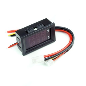 Вольтметр Амперметр 0–100 В, 10 А постоянного тока