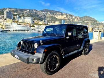 Jeep Wrangler III Unlimited Facelifting 2.8 DOHC I-4 Turbo CRD 200KM 2011 Jeep Wrangler Bezwypadkowy 1 wlasciciel 4x4 automat hak tempomat FV23