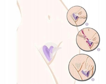 Шаблон трафарета HIT для удаления волос в зоне бикини