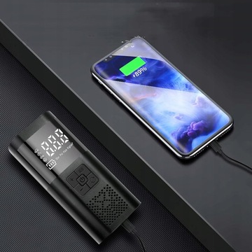 ЭЛЕКТРИЧЕСКИЙ ВОЗДУШНЫЙ НАСОС С АККУМУЛЯТОРОМ ЕМКОСТЬЮ 6000 МАЧ