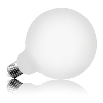 Żarówka LED E27 Filament MILK Ozdobna 8W Edison G125 BAŃKA DUŻA ciepła