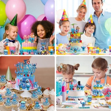 FIGURKI ANGEL ANDZIA I STITCH STICH STICZ LILO ZESTAW 10 FIGUREK W PUDEŁKU