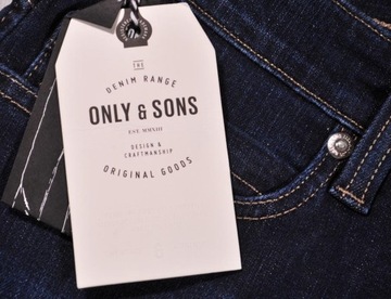 ONLY&SONS spodnie BLUE jeans WEAVE _ W32 L34