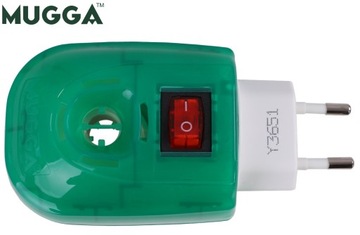 Elektrofumigator Mugga z wkładem 35 ml na komary do gniazdka noc środek