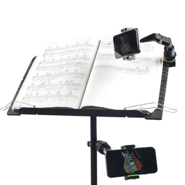 Держатель для телефона под гитару и подставка для микрофона, черный и зеленый