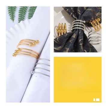 ДЕКОРАТИВНОЕ КОЛЬЦО ДЛЯ МУСОРА КОЛЬЦО ДЛЯ САЛФЕТОК 8 ШТ.