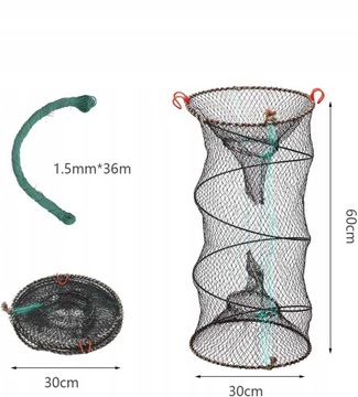СКЛАДНАЯ ЛОВУШКА ДЛЯ РЫБНОЙ СЕТИ ДЛЯ РЫБНОЙ КЛЕТКИ