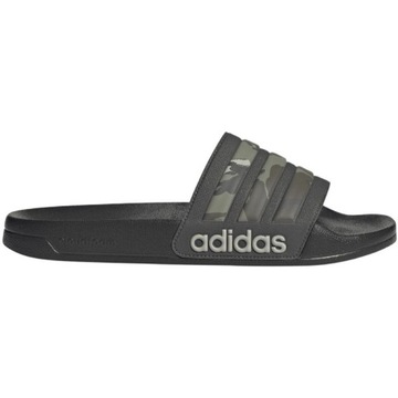 Czarne Syntetyk Buty Męskie Klapki Adidas r.43