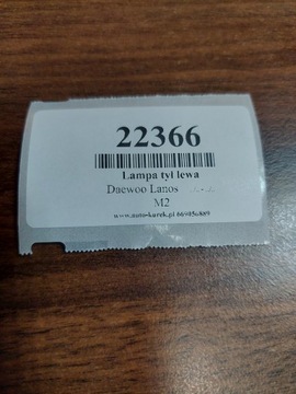 DAEWOO LANOS SVĚTLO LEVÝ ZADNÍ