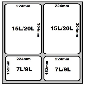 КОНТЕЙНЕР ДЛЯ ЯЩИКОВ ШКАФА 20 Л.