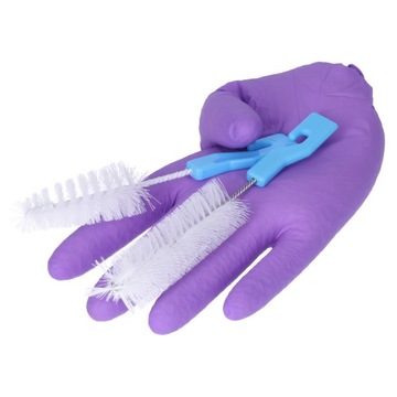 Набор ершиков для мытья бутылочек и сосок СИНИЙ, набор 2 шт.