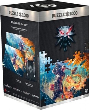 Puzzle 1000 el. Wiedźmin: Griffin Fight