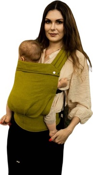 Nosidełko regulowane Qusy - Linen Olive