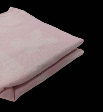 Only różowy szalik z frędzlami w serca one size