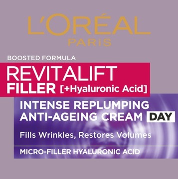 Набор Loreal Revitalift Hyaluronic: дневной крем, ночной крем, сыворотка.