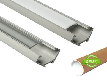 КРЫШКИ СВЕТОДИОДНЫЕ ПРОФИЛИ УГЛОВЫЕ ЦВЕТА НАБОР 2 ШТ.