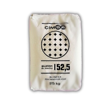 Cimsa Super blanco Cement biały CEM I 52.5R