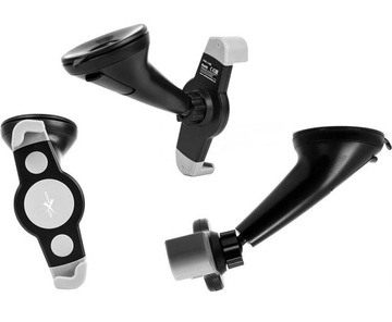 Автомобильный держатель телефона до 6,5 дюймов на лобовое стекло С прочными дужками