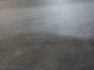 KIA SOUL I FACELIFT 09R 5D LIŠTA ZDOBENÁ PRAVÁ PŘEDNÍ 87712-2K000