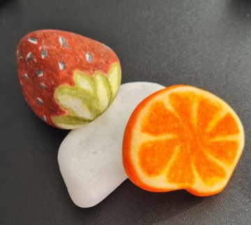 Белые камни для рисования для детей 6-10 см