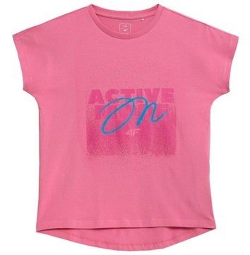 T-SHIRT 4F DZIECIĘCY HJZ21 JTSD006A R. 152