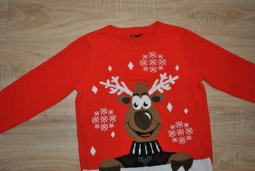 RENIFEREK świąteczny sweterek ŚWIĘTA r. S JAK NOWY