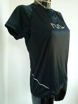 NIKE fit dry czarny sportowy top bluzka RUN S M 36