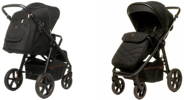Коляска Future Design Xplode до 22 кг JET BLACK из фольги