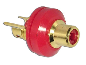 Gniazdo RCA(cinch) Montowane Do Obudowy