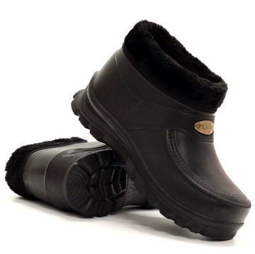 GUMOWCE KALOSZE MĘSKIE PIANKOWE CHODAKI OCIEPLANE