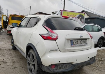 Nissan Juke I SUV Facelifting 1.2 DIG-T (Euro 6) 115KM 2017 Nissan Juke 2017r, SALON POLSKA. 1.2 Benzyna. Uszkodzony przod. 1.2 116KM, zdjęcie 4