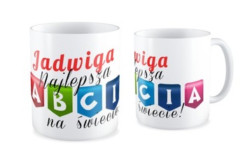 KUBEK PREZENT DZIEŃ BABCI DUŻO WZORÓW + IMIĘ