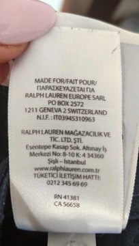 Polo Ralph Lauren granatowe spodnie bryczesy XS/S