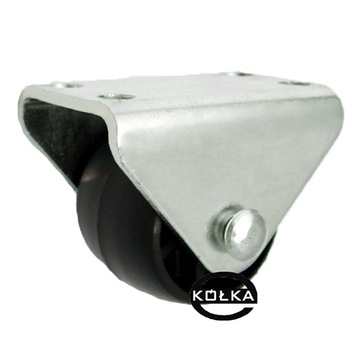 Koło meblowe fi. 30 mm tworzywowe w obu. stałej
